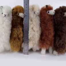 Unique 10 Inches Height stuffed animal plush alpaca suri fur