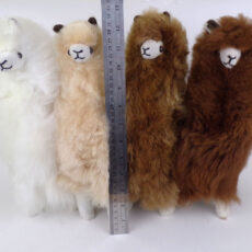 Unique 12″ Inches Height stuffed animal plush alpaca suri fur