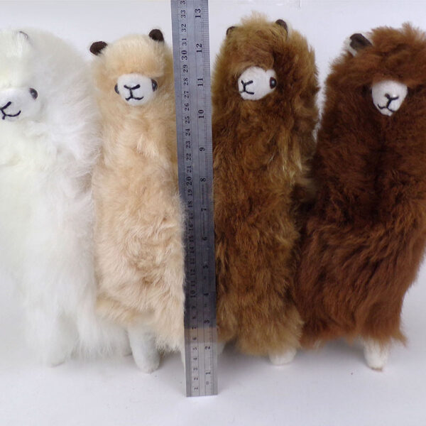 Unique 12″ Inches Height stuffed animal plush alpaca suri fur