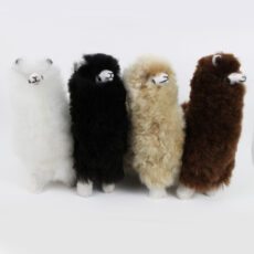 Unique 10 Inches Height stuffed animal plush alpaca suri fur