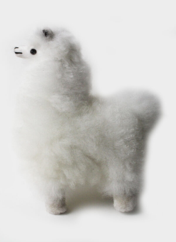 Unique 10 Inches Height stuffed animal plush alpaca suri fur - Image 5