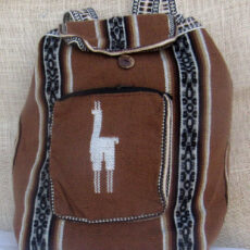 Backpack Woven Textiles Travelers Daypack Carry on Bag for Students
