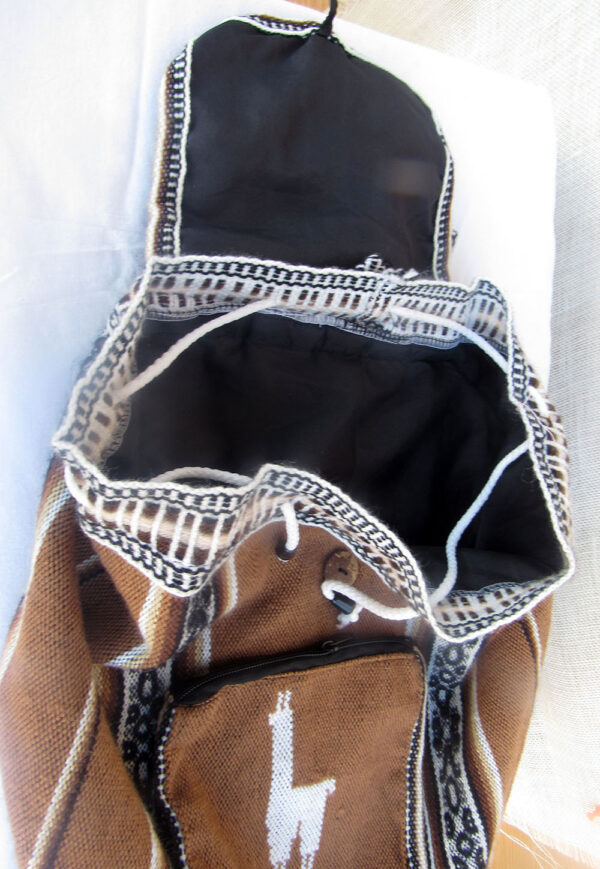 Backpack Woven Textiles Travelers Daypack Carry on Bag for Students - Image 4