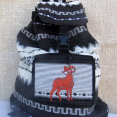 Backpack Woven Textiles Travelers Daypack Carry on Bag for Students