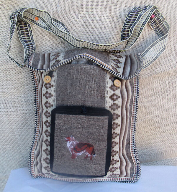 Peruvian bag handmade woven textiles ethically sourced shoulder bag purse travel multicolor
