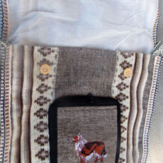 Peruvian bag handmade woven textiles ethically sourced shoulder bag purse travel multicolor