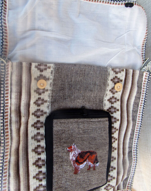 Peruvian bag handmade woven textiles ethically sourced shoulder bag purse travel multicolor - Image 2