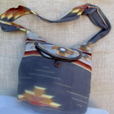 Unique shoulder bag native american design wool crossbody handmade purse travel