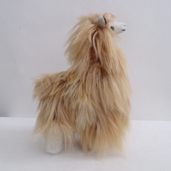 Handmade Suri Baby Alpaca Plush Llama: Peruvian Stuffed Animal