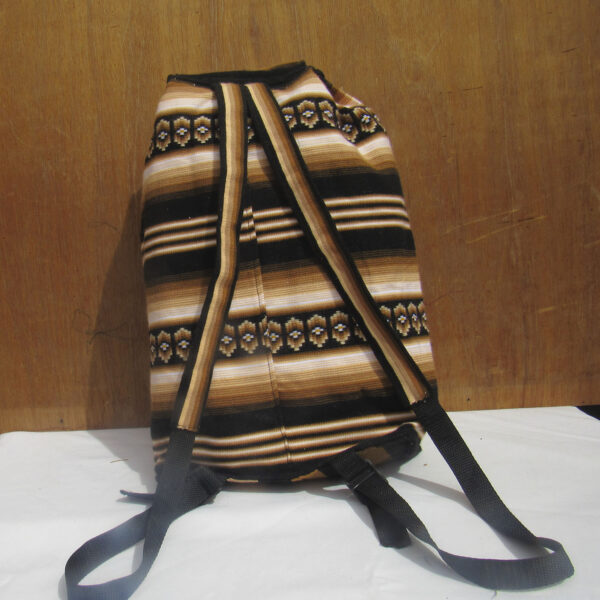 Geometric backpack white ande black ELK