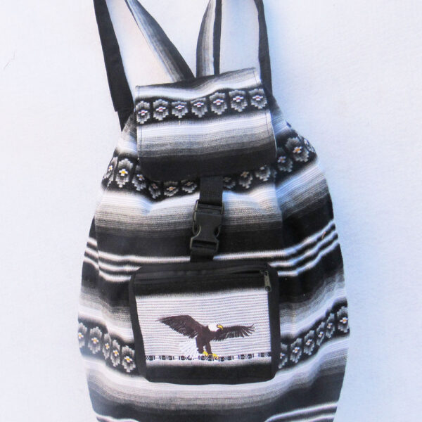 Travel bag, mountain wildlife eagle design